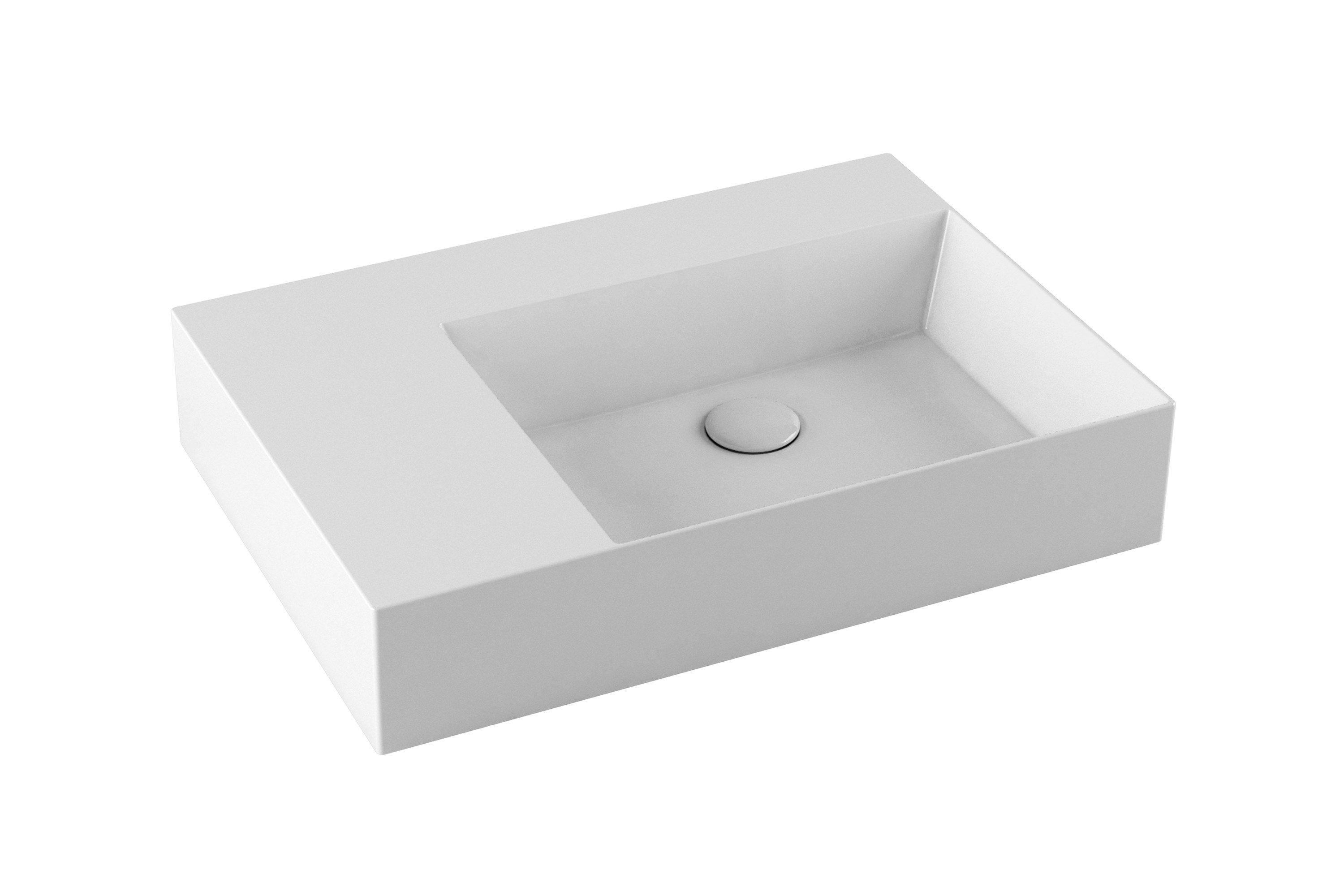 Керамическая столешница/подвесная раковина Azzurra Ceramica Elegance ARCH-00014448 - Вид №1