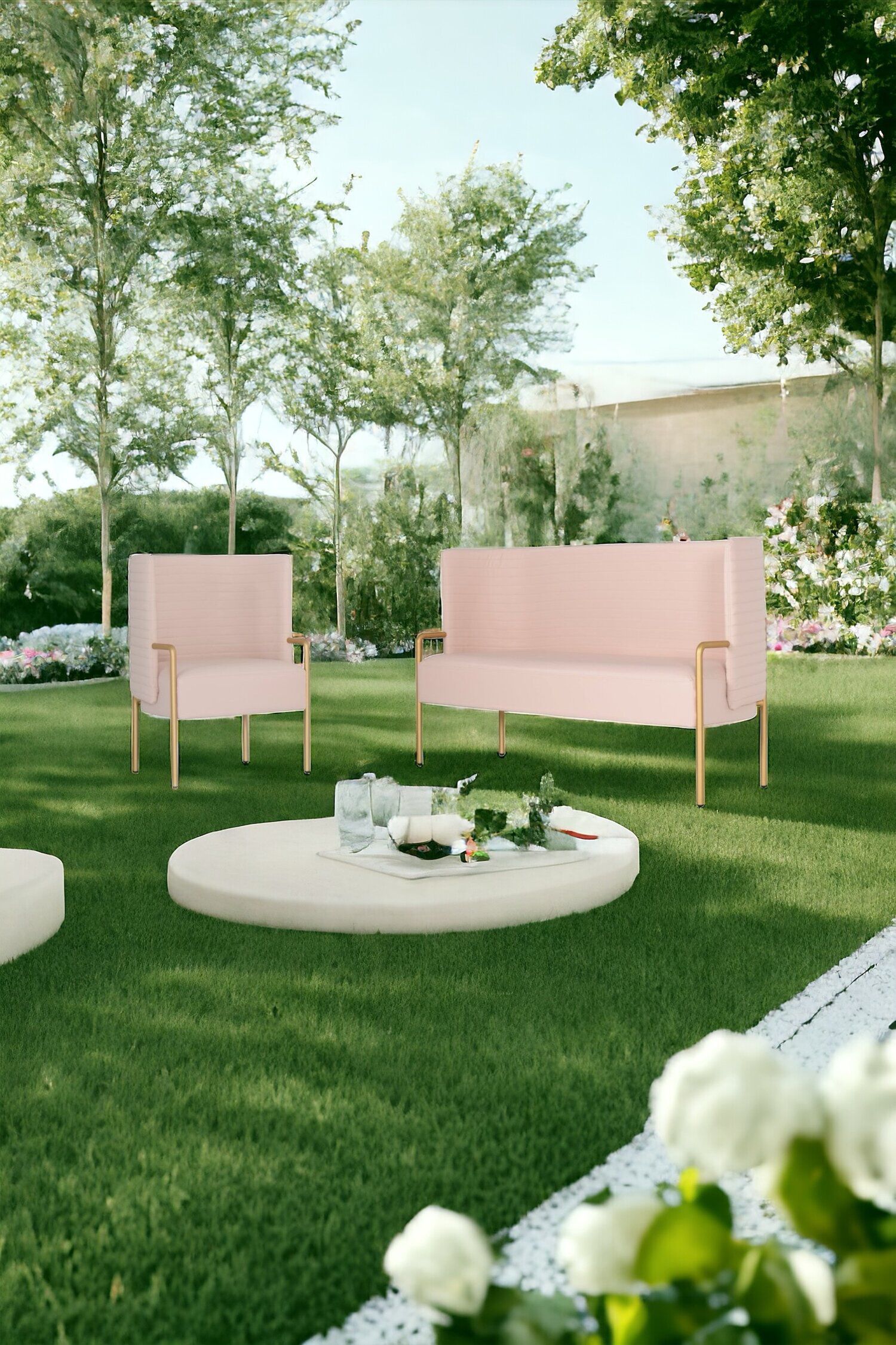 2-местный тканевый садовый диван ABLE Оливер ARCH-00153061 - Вид №6