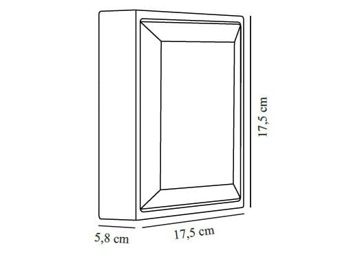 Квадратный светодиодный наружный настенный светильник Nordlux Oliver ARCH-00059526 - Вид №1