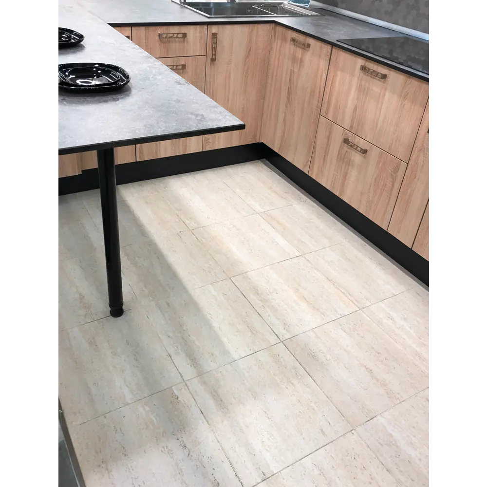 Керамогранит Ecogres EV01 30х30 см 1.53 м² матовый цвет светло-бежевый Ecotravertine STLM-2109255 - Вид №8