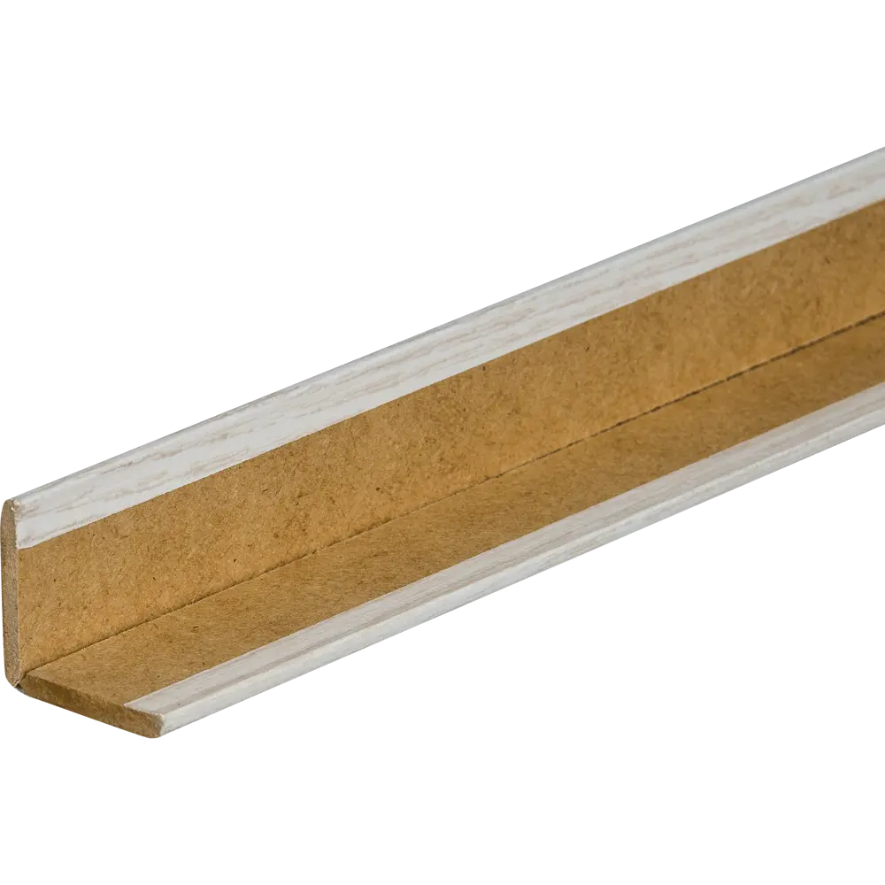 Уголок МДФ универсальный Ясень латте 24x24x2600 мм DEKOR PANEL STLM-2139245 - Вид №1