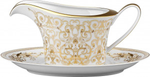 10562582 Rosenthal Versace Соусник с подставкой Rosenthal Versace Медуза Гала 550мл, фарфор Фарфор