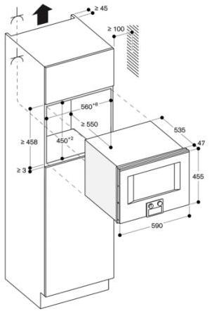 Gaggenau Комбинированная микроволновая печь Serie 400 Bm451100 - Вид №4