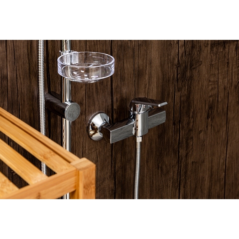 Orange OneLife P02-200cr полимерный смеситель для душа без душевого набора Хром sun-id-1517090 - Вид №3