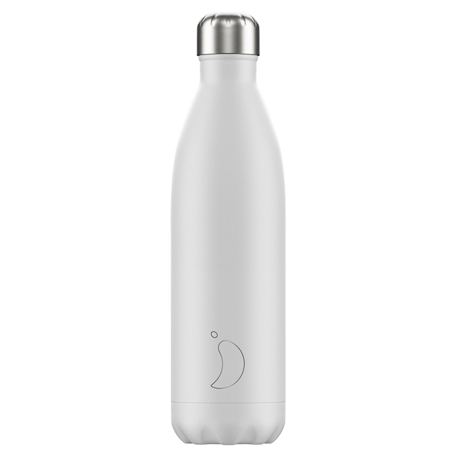 B750MOWHT Термос monochrome, 750 мл, белый Chilly's Bottles 