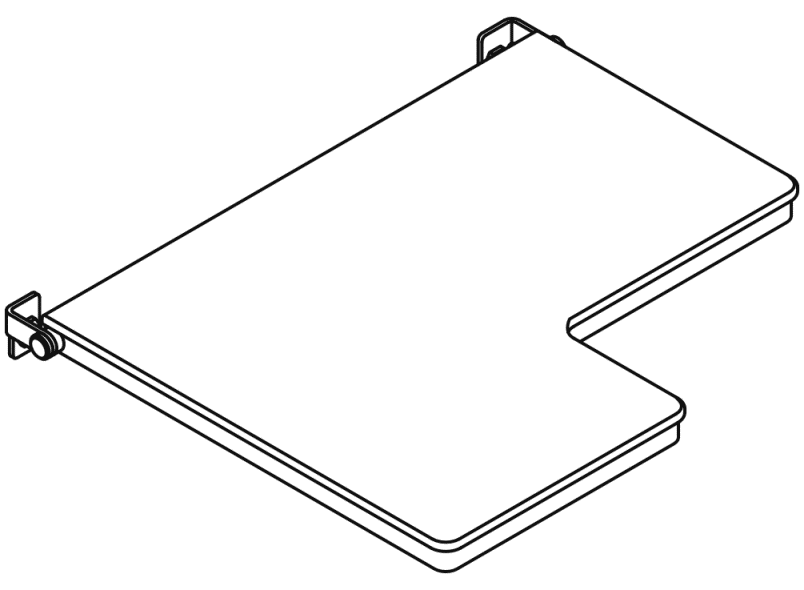 900.51.207XA Сиденье для душа складное Г-образное (ada) HEWI System 900 - Вид №2