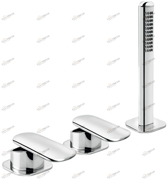 Fir Italia Комплект для ванны на 3 отверстия Dynamica 88 8848442