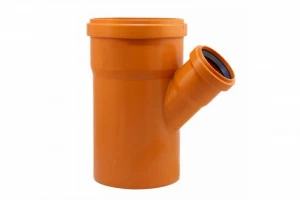 Тройник наружный ПП 110х50х45° рыжий