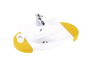 Детская подвесная раковина с переливом