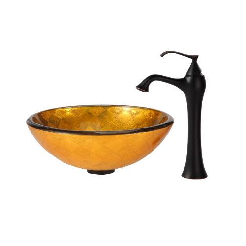 U-GV691-19mm-KEF15000 Накладная раковина на столешницу  прямоугольная Krausru  - Вид №4