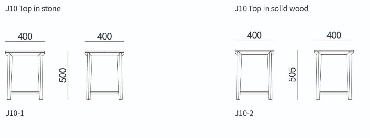 HC28 Cosmo Квадратный сервисный столик с вещевым ящиком Oskar J10 - Вид №2