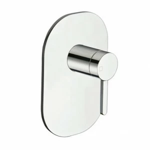 CRIUC686 Наружные части смесителя для душа CRICS535 с металлической пластиной Cristina Rubinetterie