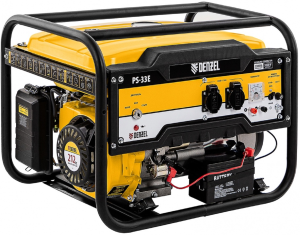 Бензиновый генератор DENZEL PS-33E 3.3 кВт 86549412