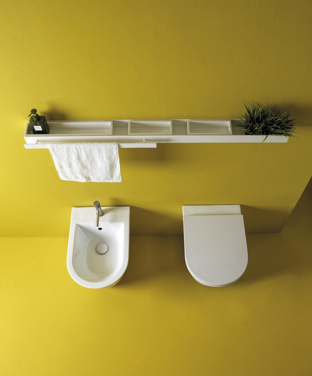 FLBI0120 Напольное биде приставное GSG CERAMIC Flut - Вид №3