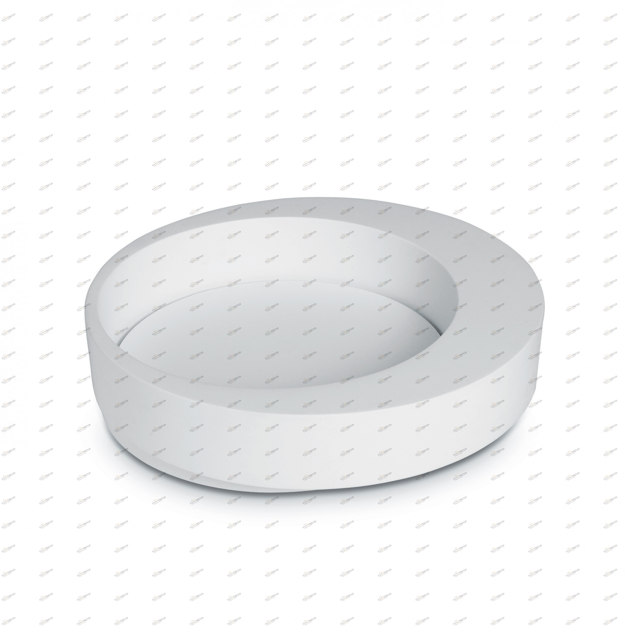 66303 Подвесная раковина настенная овальная Newform Lavabi белая