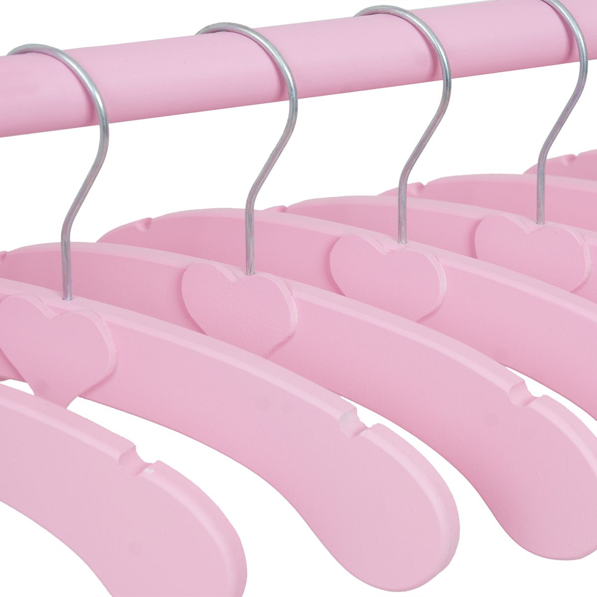 Вешалка-плечики детская розовая с сердечком VAMVIGVAM  282113 Розовый Santreyd  - Вид №5