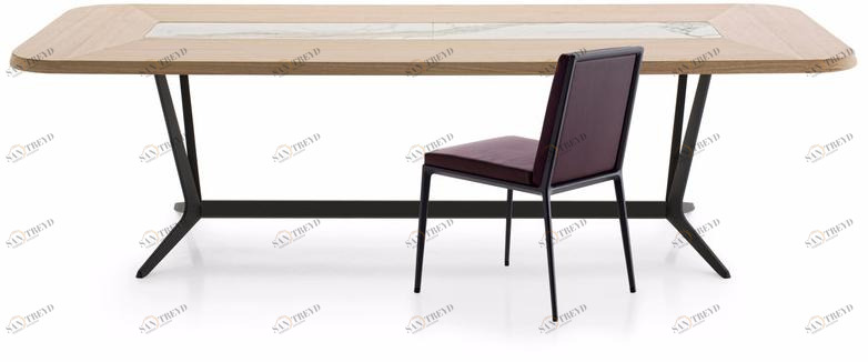 Maxalto Прямоугольный деревянный стол для гостиной sun-id-1493062