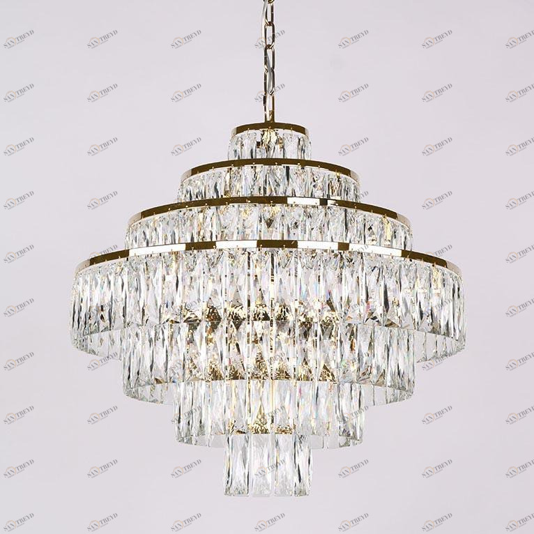 Подвесная люстра Newport 10125+6/C gold М0062145 NEWPORT ДИЗАЙНЕРСКИЕ 00-3888427 Золото;прозрачный 