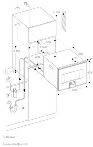 Gaggenau Комбинированная стеклянная печь Serie 400 Bs475112 - Вид №1