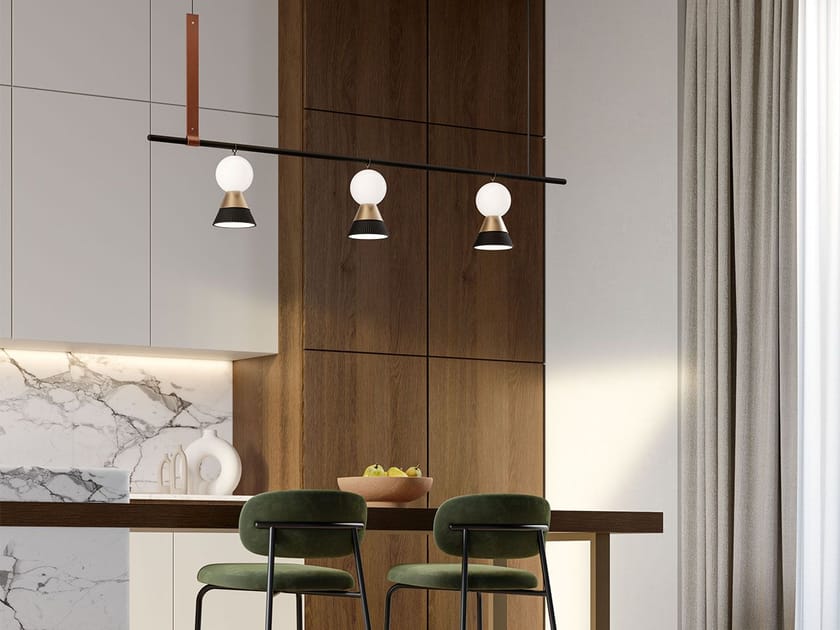 Металлический светодиодный подвесной светильник Masiero Bozu ARCH-00139342