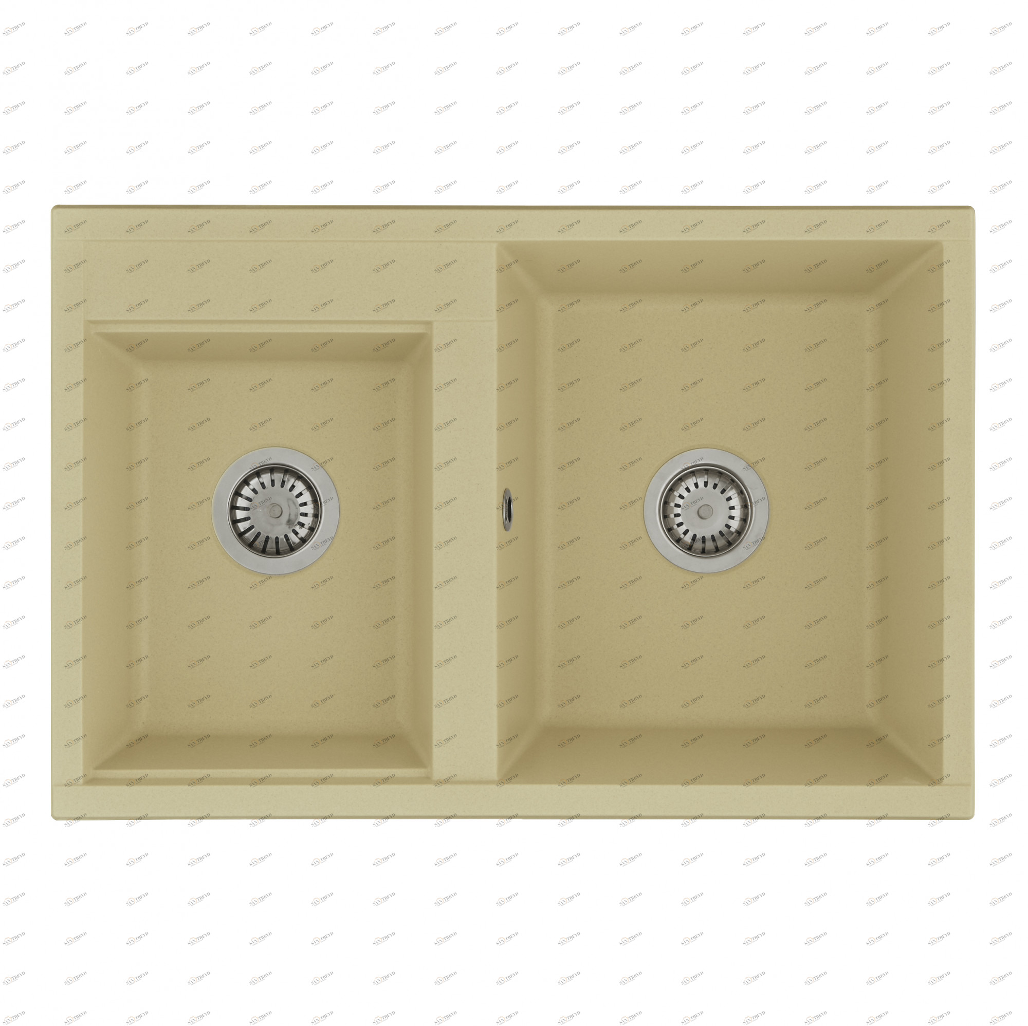 1A723132DE290 Мойка кухонная прямоугольная AQUATON ДЕЛИЯ