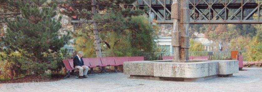 Euroform W Модульная скамья металлическая со спинкой Contour sun-id-1426432 - Вид №1