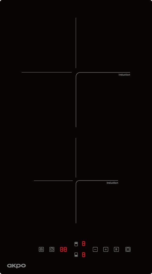 9959794 Индукционная варочная поверхность Akpo PIA 3092018K BL STDN-0002524