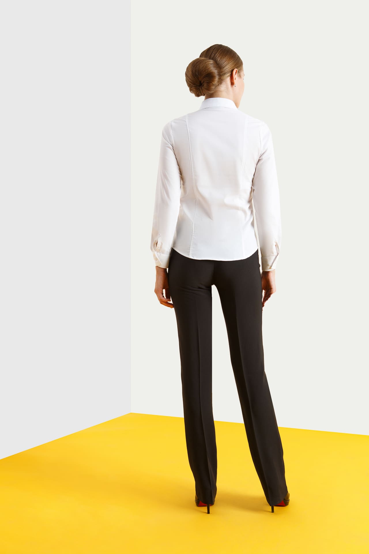 62862 Брюки  женские черные El-Risto  Одежда для официантов  размер 52  - Вид №5