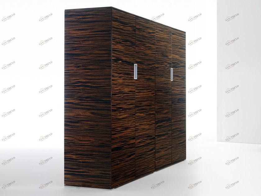 Manerba Высокий деревянный офисный блок с распашными дверями Thin box sun-id-1432309