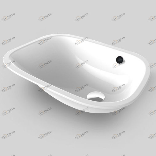 GML001 Накладная раковина под столешницу  овальная ArtCeram 