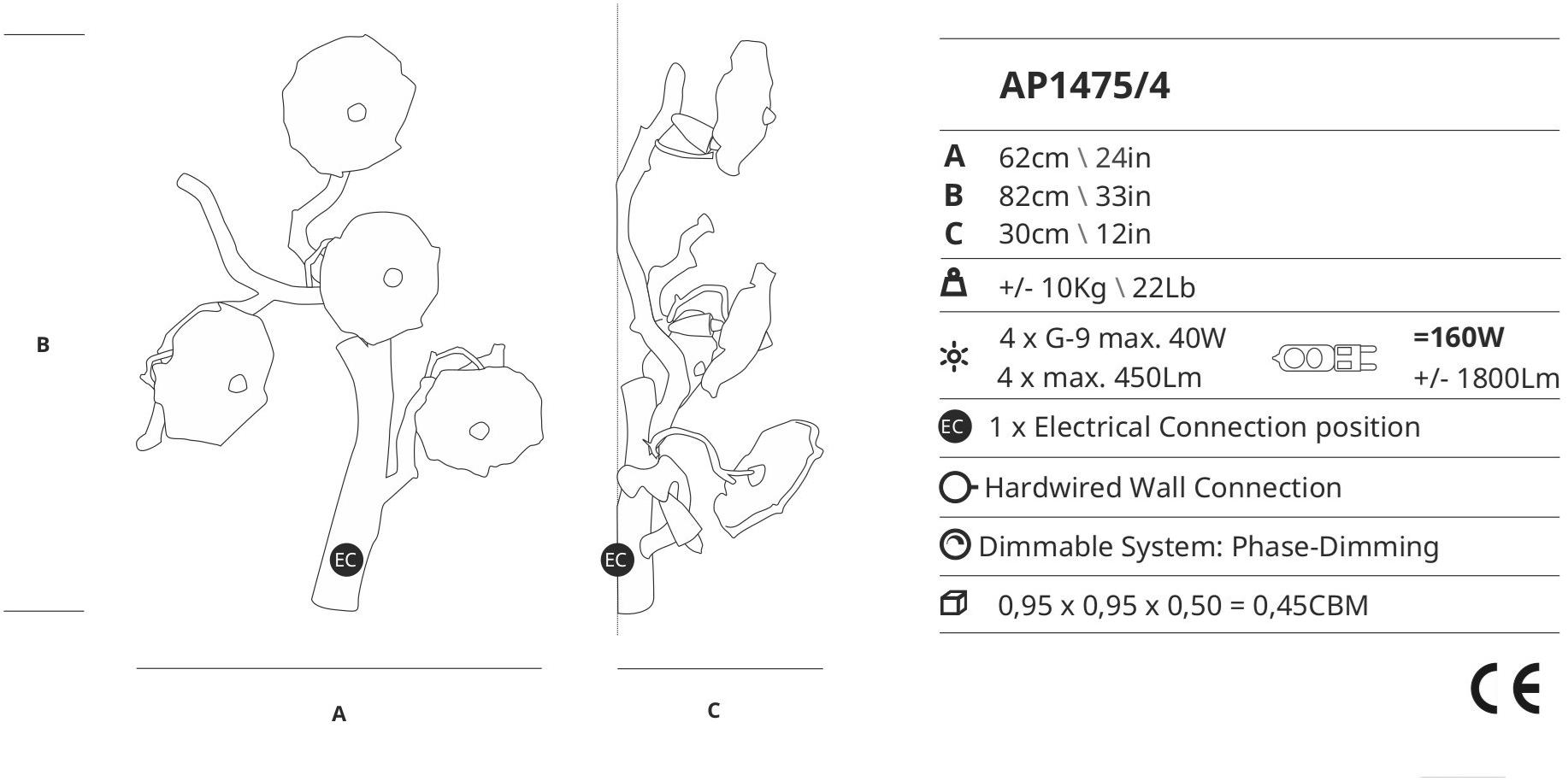 Serip Аппликация из бронзы ручной работы Nenufar Ap1475/4 - Вид №1