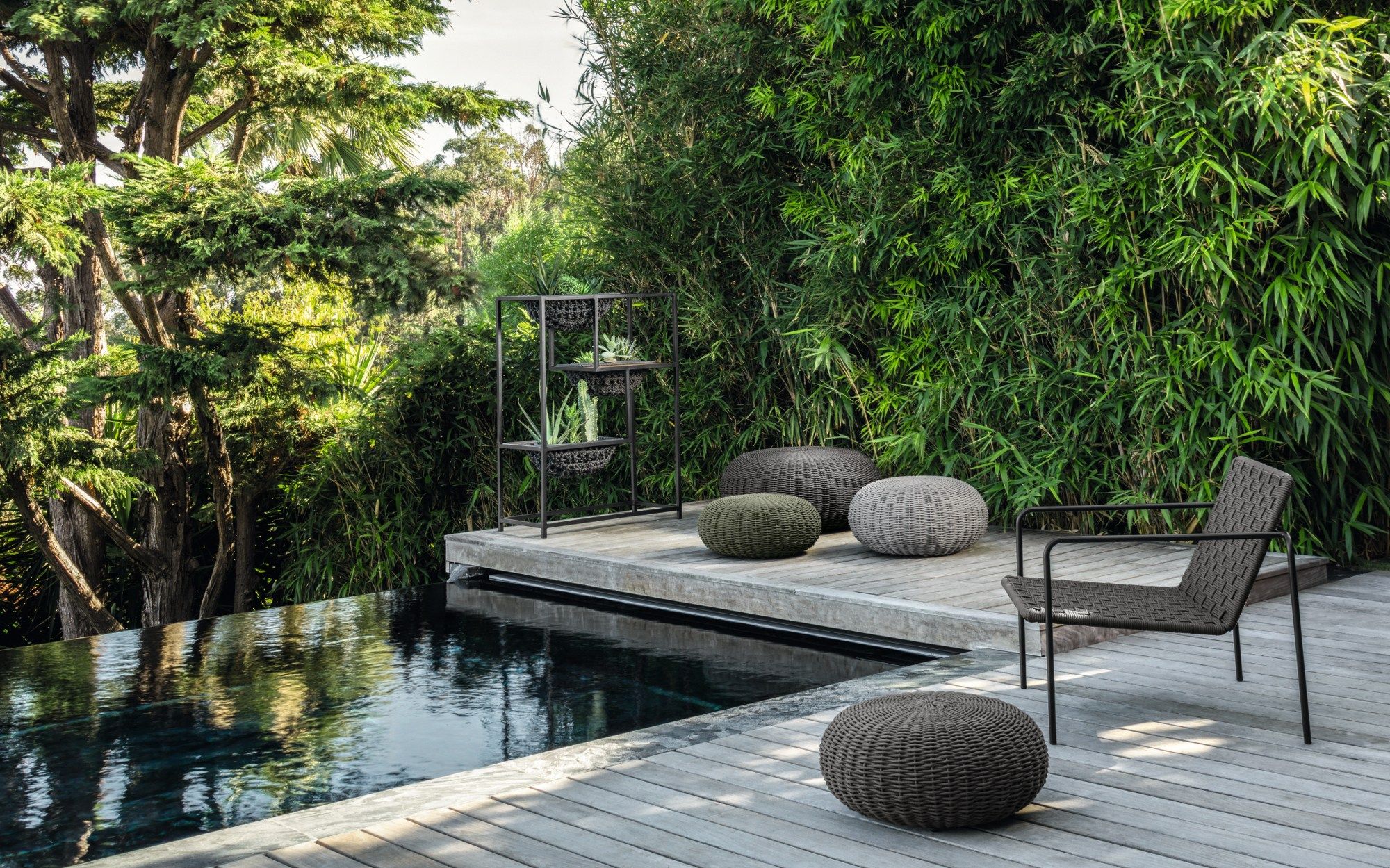 Круглая веревка сад пуфик Talenti Джеки ARCH-00082710 - Вид №2