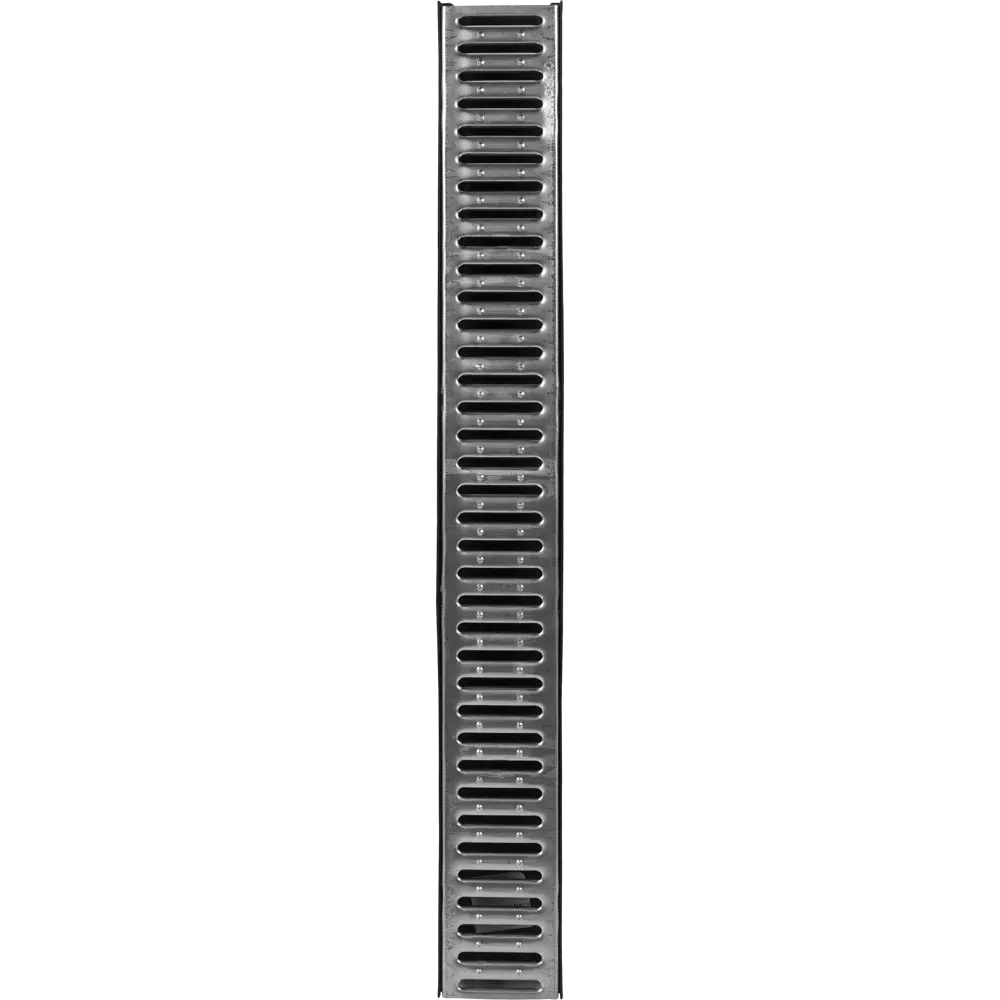 Канал пластиковый с оцинкованной решёткой 1000х115х95 мм GIDROLICA STLM-2048043 - Вид №3