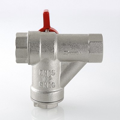 VT.294.N.05 Кран шаровой со встроенным прямым фильтром Valtec 3/4"  - Вид №12