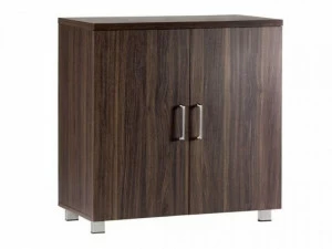 Arrediorg.it® Низкий офисный ящик для хранения из дерева с распашными дверцами Platinum