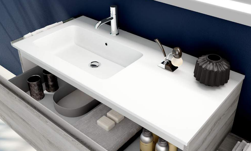 LM14SM Подвесная раковина настенная прямоугольная IBC Diana белая