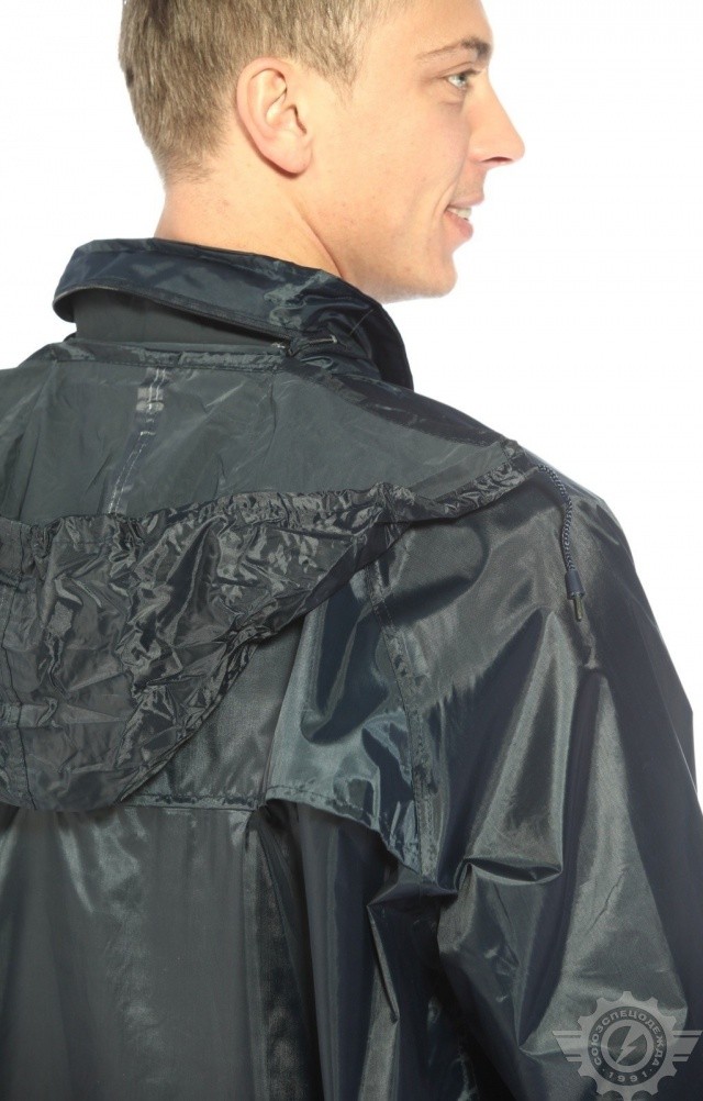 5041823 Плащ Альбатрос влагозащитный ЛАЙТ М синий  Непромокаемая спецодежда  размер XXXL  - Вид №10