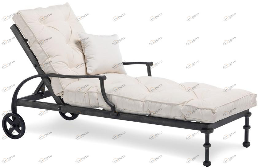 Oxley's Furniture Откидной алюминиевый садовый шезлонг Artemis Arl