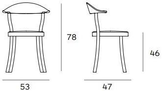 Plank Ресторанный стул из бука Monza 1212-20 - Вид №5