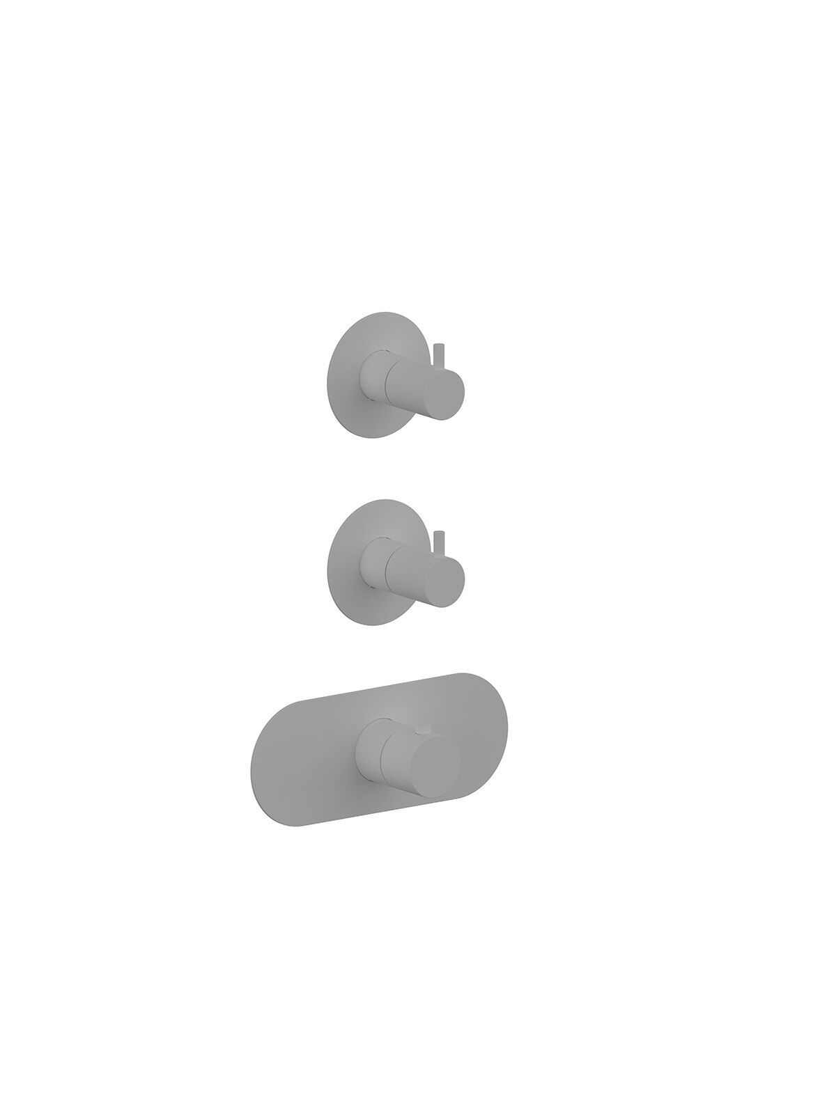 Термостатический смеситель для душа с 3 отверстиями Rubinetterie Frattini отдельная эстетика ARCH-00075862 - Вид №7