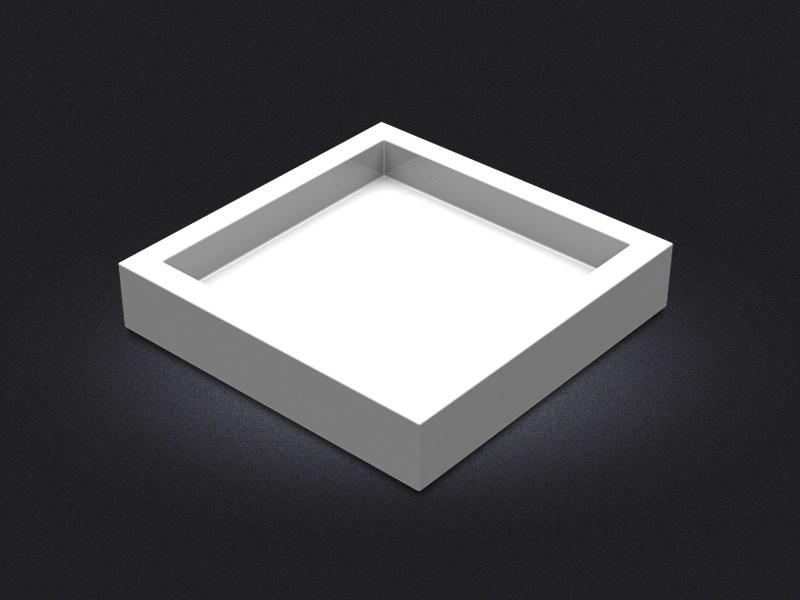 Vallvé Квадратный лоток для смолы Square 0080010 - Вид №1