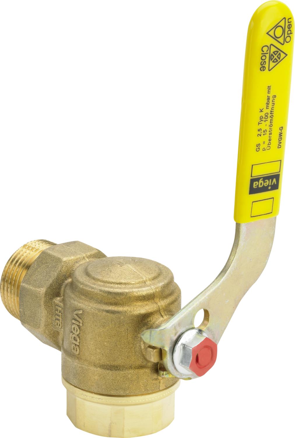 Viega Угловой шаровой кран для газового счетчика G2110S (618780) 618 780