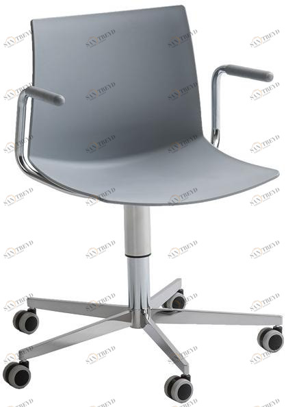 GABER Офисный стул из технополимера с 5 спицами и подлокотниками sun-id-1481019