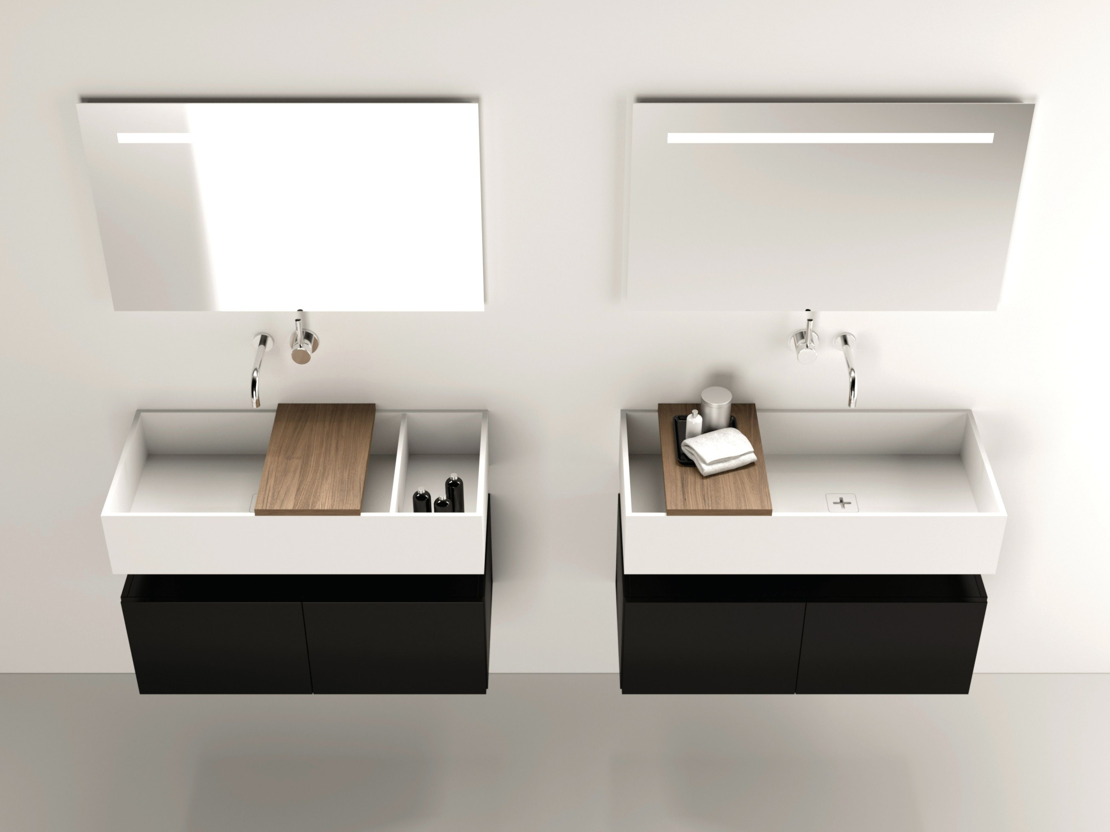 Одиночная подвесная раковина из твердой поверхности MOMA Design CANASTA ARCH-00045318