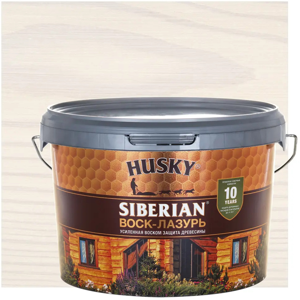 Воск-лазурь Husky Siberian для защиты и декора дерева 86765101