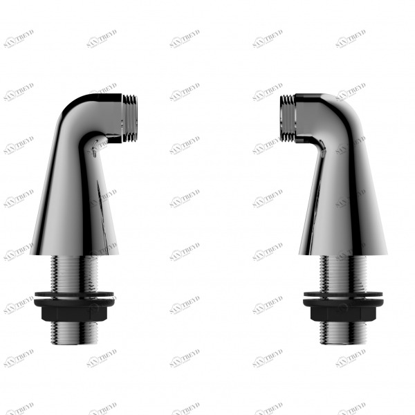 Набор переходников для установки настенного смесителя на борт ванны  L3004 bravat 