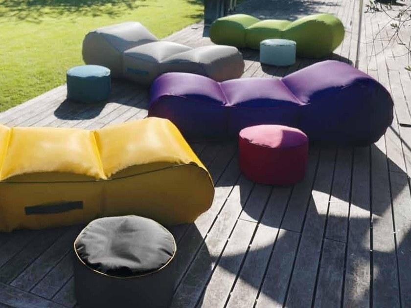 GART Круглый садовый пуф из ткани Dune sun-id-1413584 - Вид №1