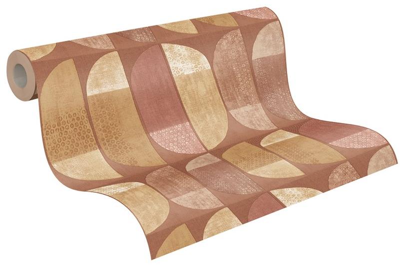 Моющиеся флизелиновые обои с геометрическим рисунком Geo nordic 375317 Santreyd - Вид №4