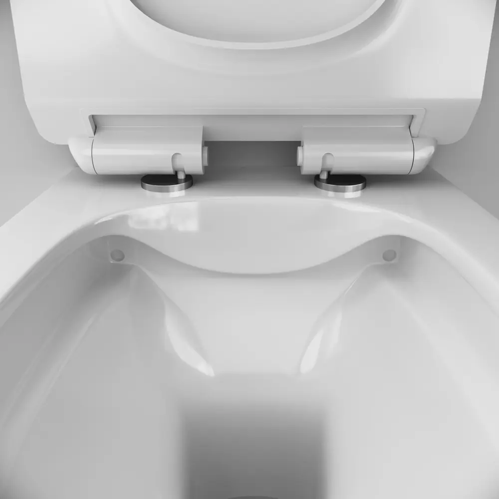 Унитаз подвесной AM.PM Force безободковый с сиденьем микролифт STLM-2095680 - Вид №7