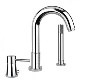 44CR5155 Смеситель на борт ванны Xenon , хром Fiore Kube